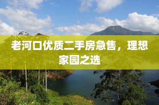 老河口優(yōu)質(zhì)二手房急售，理想家園之選