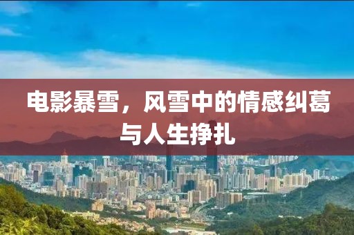 電影暴雪，風(fēng)雪中的情感糾葛與人生掙扎