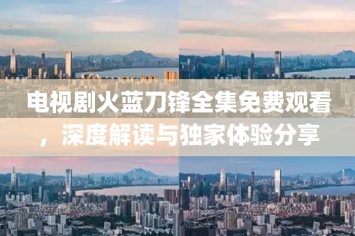 電視劇火藍(lán)刀鋒全集免費(fèi)觀看，深度解讀與獨(dú)家體驗(yàn)分享