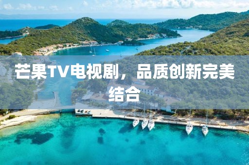 芒果TV電視劇，品質(zhì)創(chuàng)新完美結(jié)合