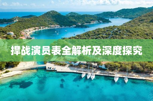 捍戰(zhàn)演員表全解析及深度探究