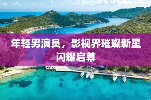 年輕男演員，影視界璀璨新星閃耀啟幕
