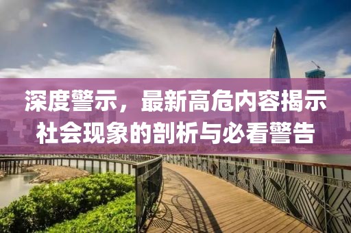 深度警示，最新高危內(nèi)容揭示社會(huì)現(xiàn)象的剖析與必看警告
