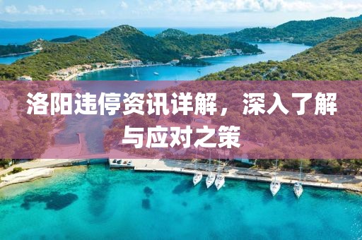 洛陽違停資訊詳解，深入了解與應(yīng)對(duì)之策