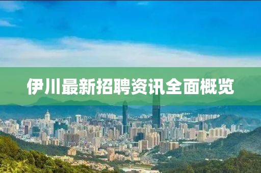 伊川最新招聘資訊全面概覽