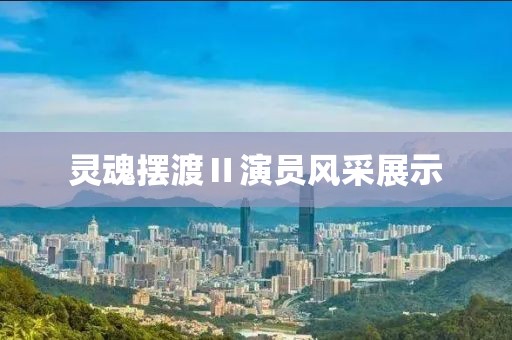 靈魂擺渡Ⅱ演員風(fēng)采展示