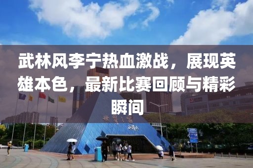 武林風(fēng)李寧熱血激戰(zhàn)，展現(xiàn)英雄本色，最新比賽回顧與精彩瞬間