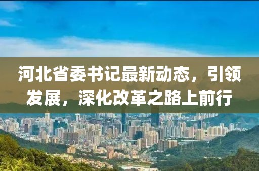 河北省委書記最新動態(tài)，引領(lǐng)發(fā)展，深化改革之路上前行