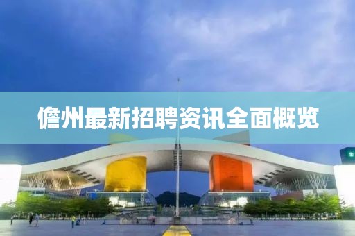 儋州最新招聘資訊全面概覽