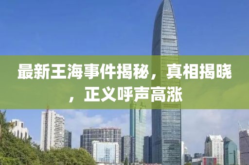 最新王海事件揭秘，真相揭曉，正義呼聲高漲