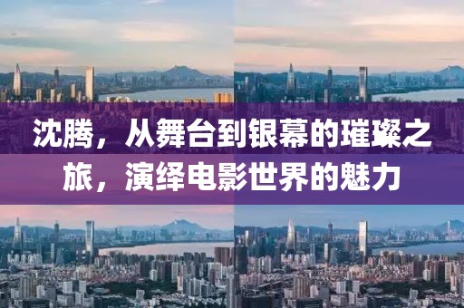 沈騰，從舞臺(tái)到銀幕的璀璨之旅，演繹電影世界的魅力
