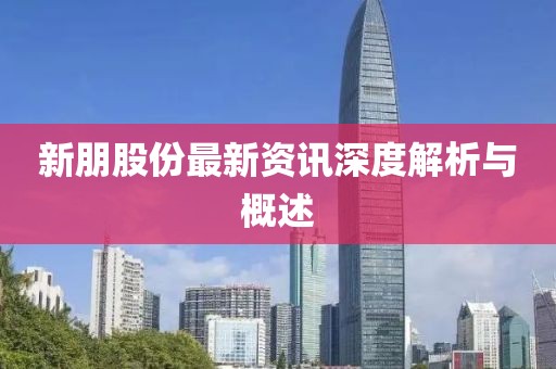 新朋股份最新資訊深度解析與概述
