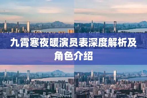 九霄寒夜暖演員表深度解析及角色介紹