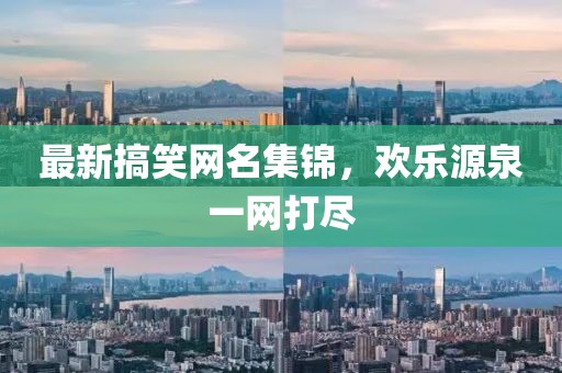 最新搞笑網(wǎng)名集錦，歡樂源泉一網(wǎng)打盡