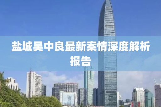 鹽城吳中良最新案情深度解析報告