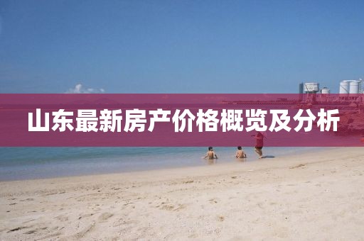 山東最新房產(chǎn)價格概覽及分析