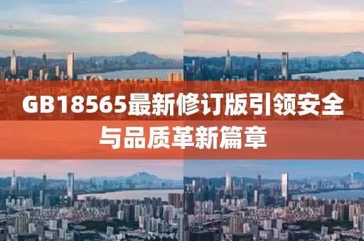 GB18565最新修訂版引領(lǐng)安全與品質(zhì)革新篇章