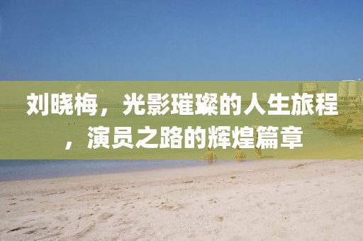 劉曉梅，光影璀璨的人生旅程，演員之路的輝煌篇章