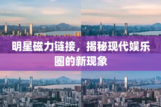 明星磁力鏈接，揭秘現(xiàn)代娛樂圈的新現(xiàn)象