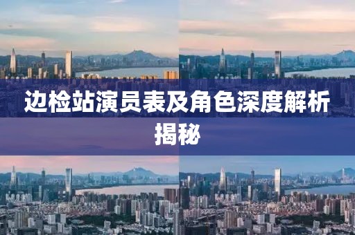 邊檢站演員表及角色深度解析揭秘