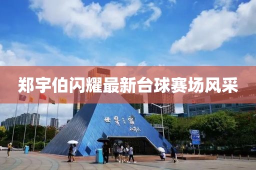 鄭宇伯閃耀最新臺(tái)球賽場(chǎng)風(fēng)采