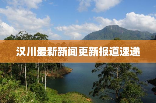 漢川最新新聞更新報(bào)道速遞