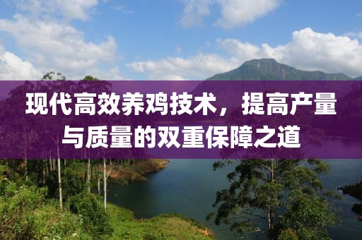 現(xiàn)代高效養(yǎng)雞技術(shù)，提高產(chǎn)量與質(zhì)量的雙重保障之道