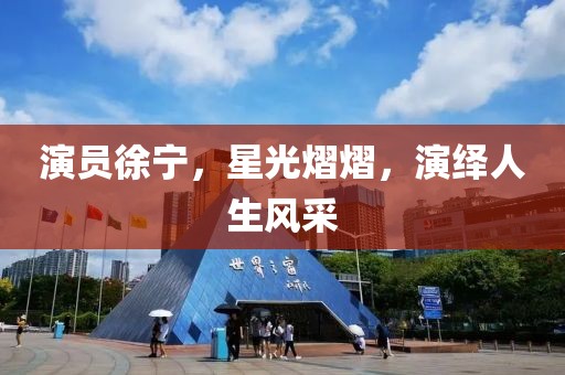 演員徐寧，星光熠熠，演繹人生風采