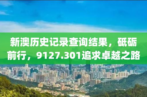 新澳歷史記錄查詢結(jié)果，砥礪前行，9127.301追求卓越之路