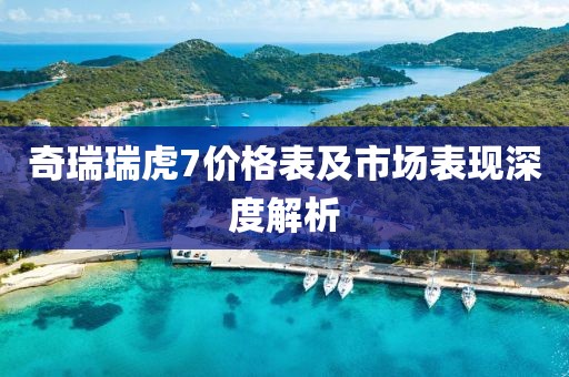 奇瑞瑞虎7價格表及市場表現(xiàn)深度解析