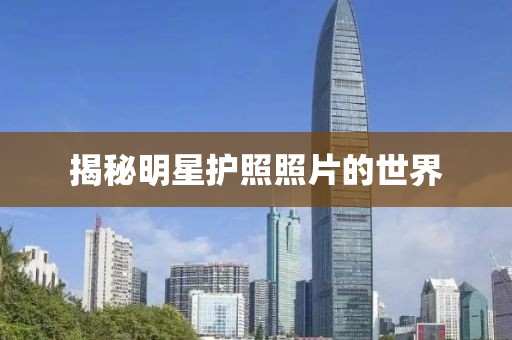揭秘明星護(hù)照照片的世界