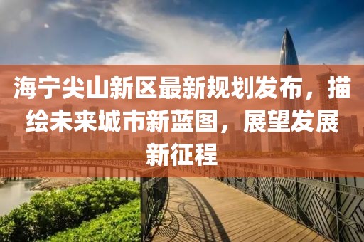 海寧尖山新區(qū)最新規(guī)劃發(fā)布，描繪未來(lái)城市新藍(lán)圖，展望發(fā)展新征程