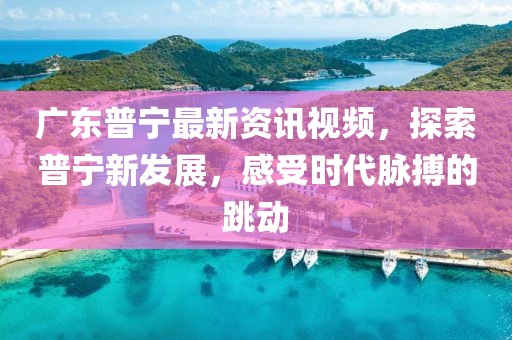廣東普寧最新資訊視頻，探索普寧新發(fā)展，感受時(shí)代脈搏的跳動(dòng)