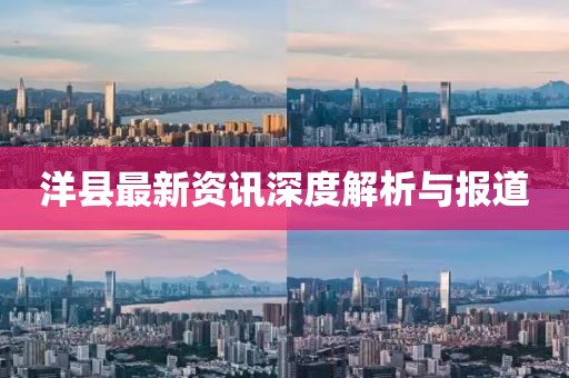 洋縣最新資訊深度解析與報(bào)道
