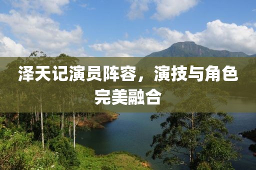 澤天記演員陣容，演技與角色完美融合