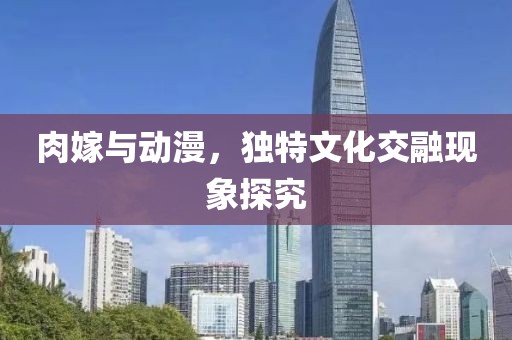 肉嫁與動漫，獨特文化交融現(xiàn)象探究