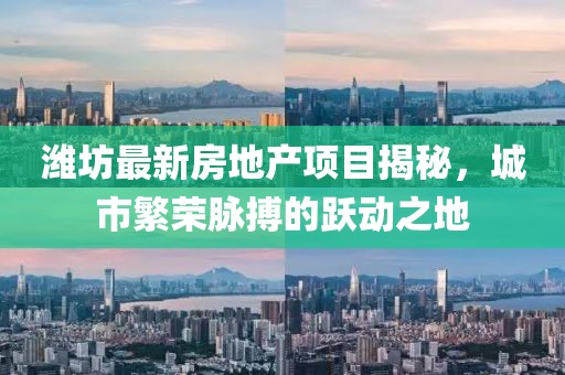 濰坊最新房地產(chǎn)項目揭秘，城市繁榮脈搏的躍動之地