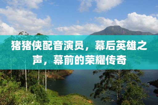 豬豬俠配音演員，幕后英雄之聲，幕前的榮耀傳奇