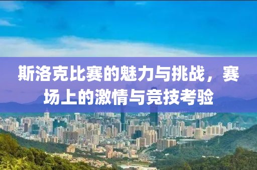 斯洛克比賽的魅力與挑戰(zhàn)，賽場上的激情與競技考驗
